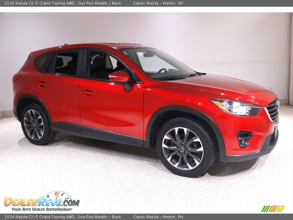 2016 Mazda CX-5 Grand Touring AWD Soul Red Metallic / Black Photo #1