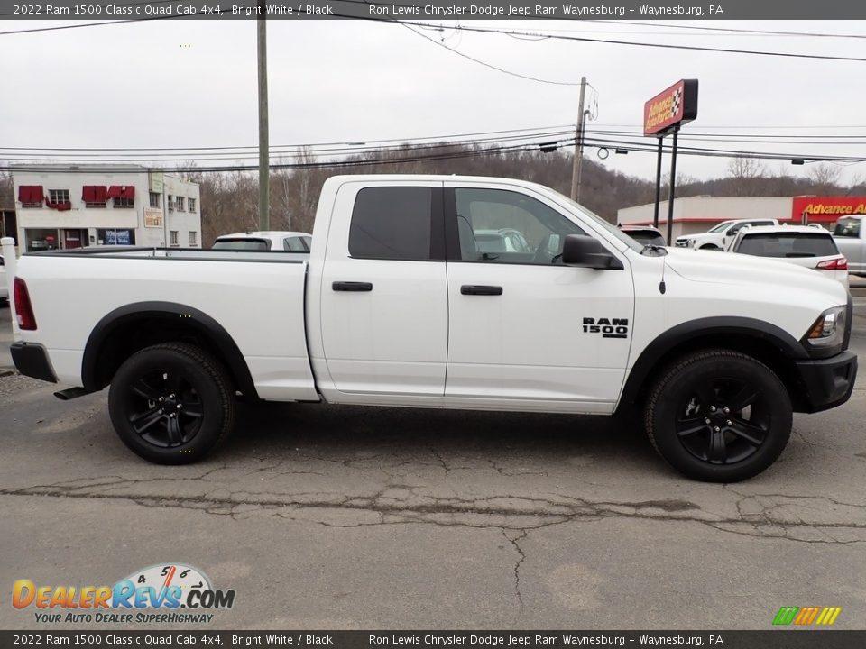 Bright White 2022 Ram 1500 Classic Quad Cab 4x4 Photo #7