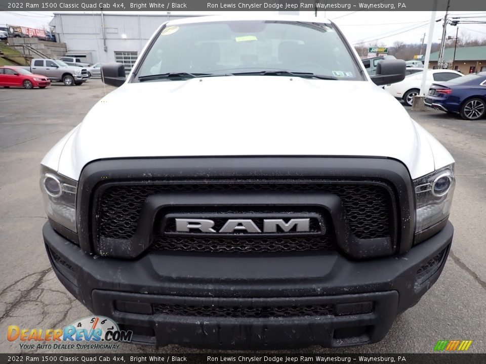 2022 Ram 1500 Classic Quad Cab 4x4 Bright White / Black Photo #9