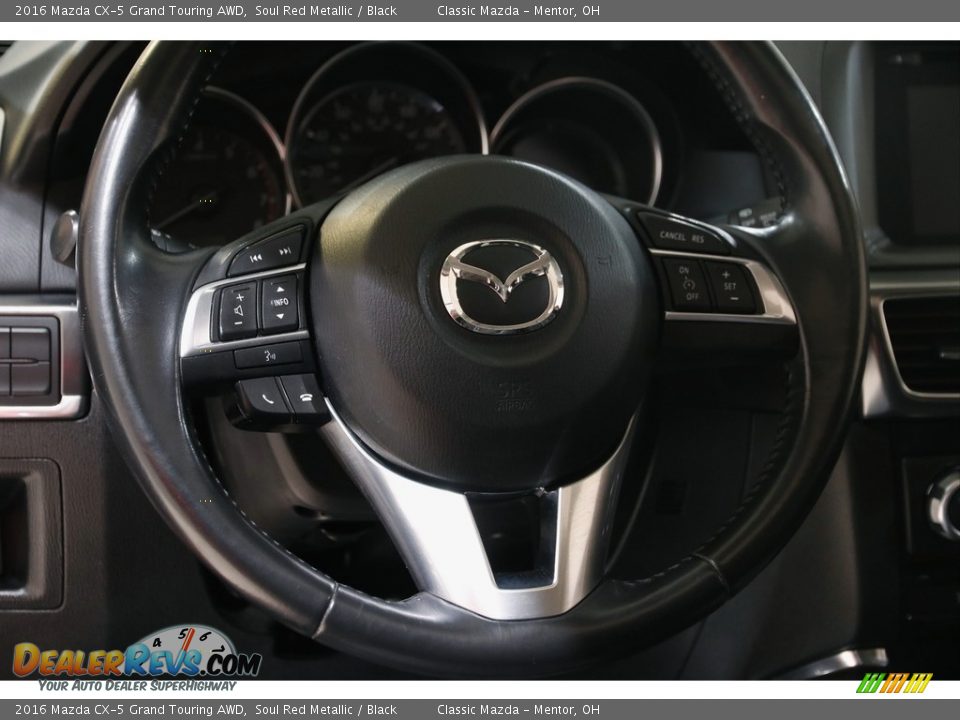 2016 Mazda CX-5 Grand Touring AWD Soul Red Metallic / Black Photo #7