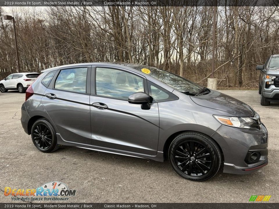 2019 Honda Fit Sport Modern Steel Metallic / Black Photo #4