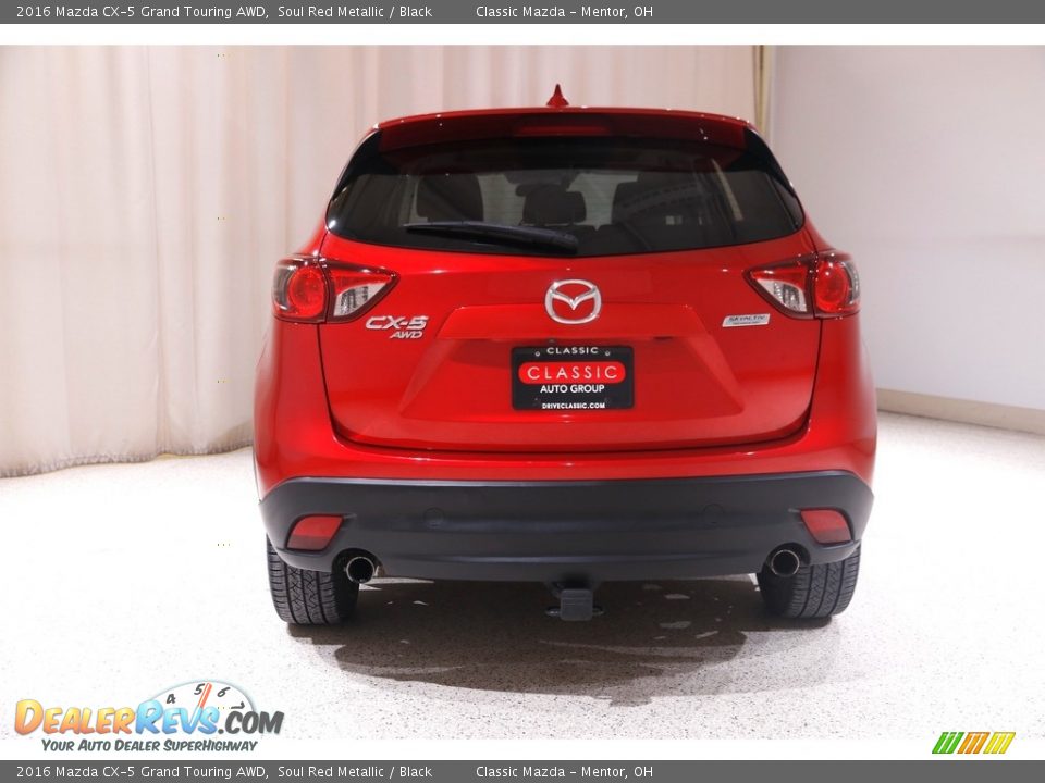 2016 Mazda CX-5 Grand Touring AWD Soul Red Metallic / Black Photo #18