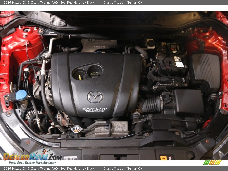 2016 Mazda CX-5 Grand Touring AWD Soul Red Metallic / Black Photo #19