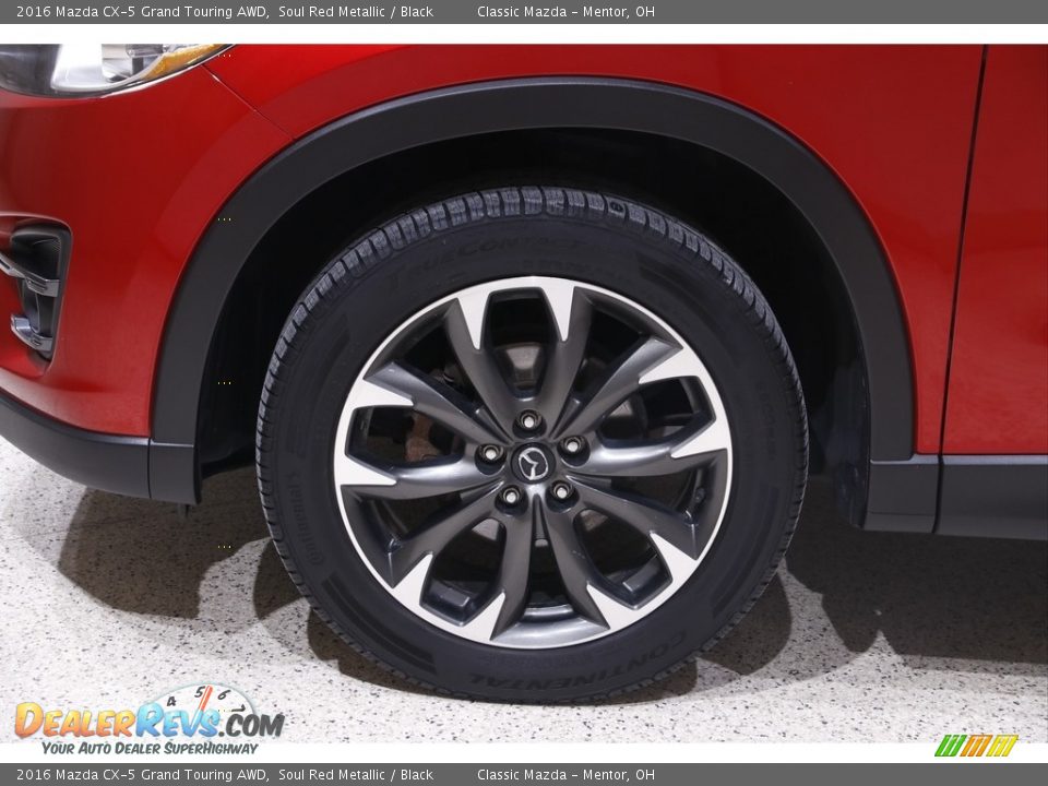 2016 Mazda CX-5 Grand Touring AWD Soul Red Metallic / Black Photo #20