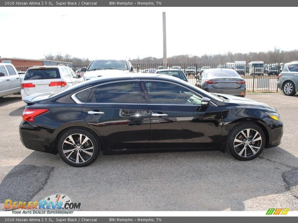 2016 Nissan Altima 2.5 SL Super Black / Charcoal Photo #6