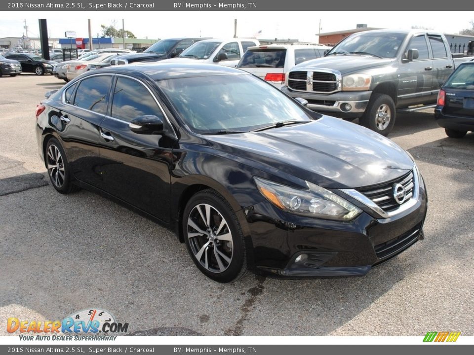 2016 Nissan Altima 2.5 SL Super Black / Charcoal Photo #7