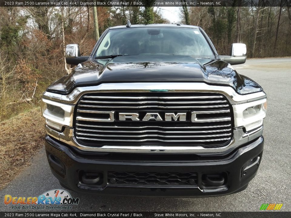 2023 Ram 2500 Laramie Mega Cab 4x4 Diamond Black Crystal Pearl / Black Photo #3