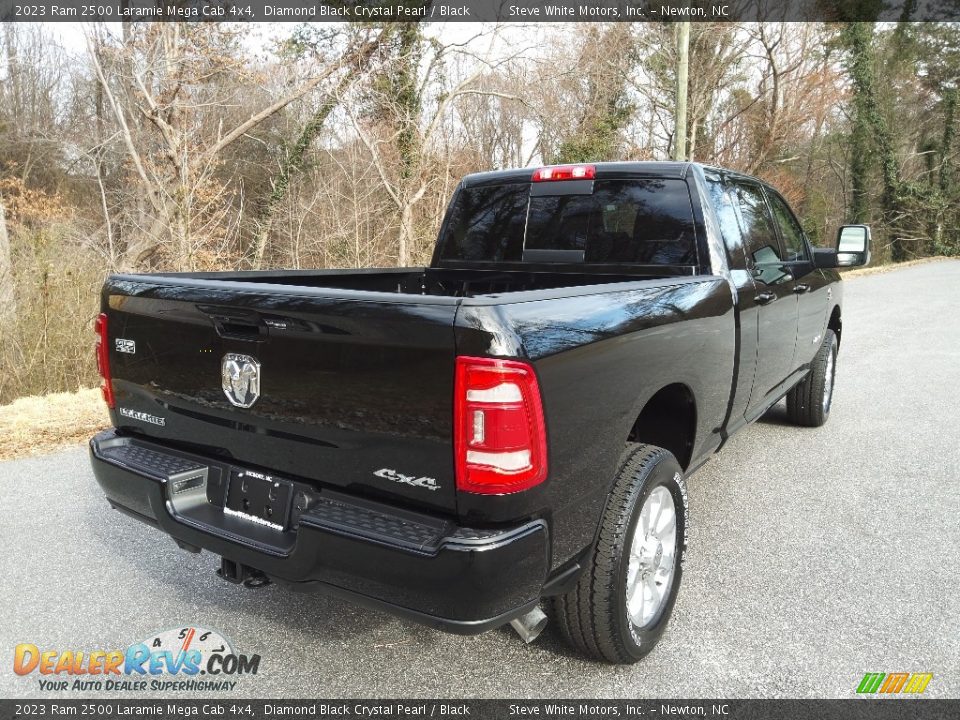 2023 Ram 2500 Laramie Mega Cab 4x4 Diamond Black Crystal Pearl / Black Photo #6