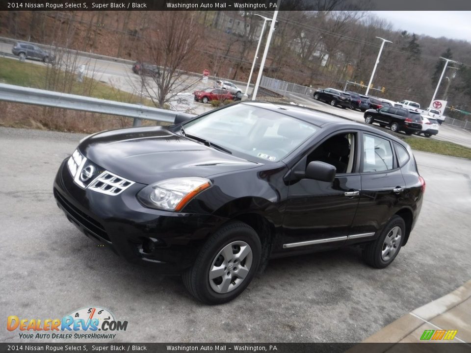 2014 Nissan Rogue Select S Super Black / Black Photo #8