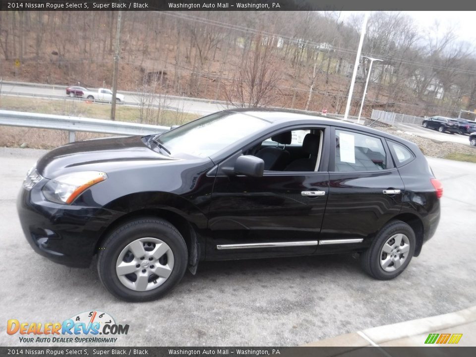 2014 Nissan Rogue Select S Super Black / Black Photo #9