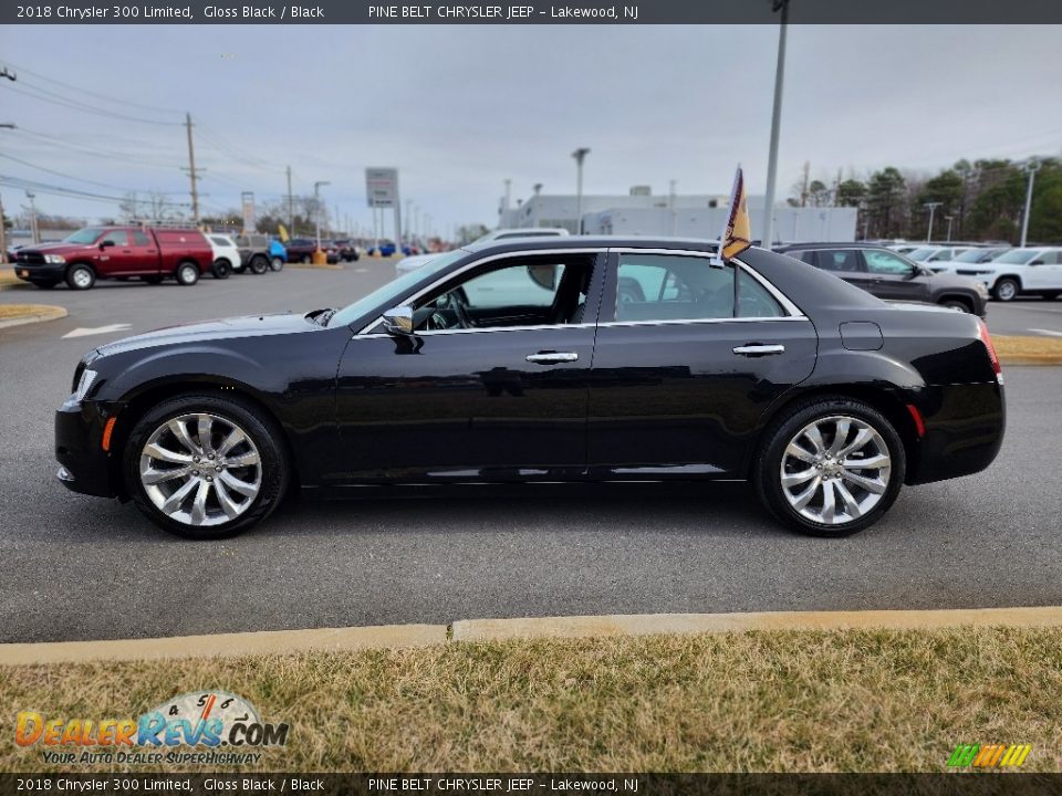 2018 Chrysler 300 Limited Gloss Black / Black Photo #13