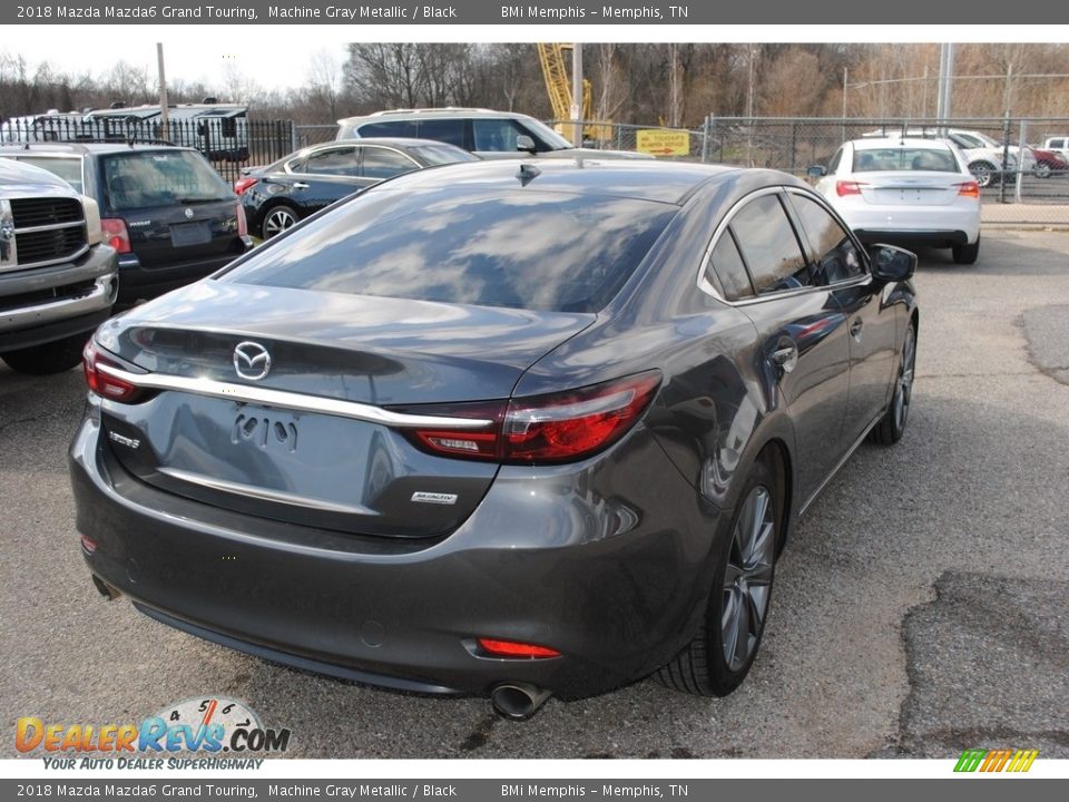 2018 Mazda Mazda6 Grand Touring Machine Gray Metallic / Black Photo #5