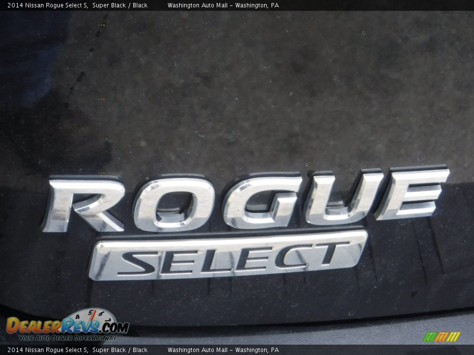 2014 Nissan Rogue Select S Super Black / Black Photo #11