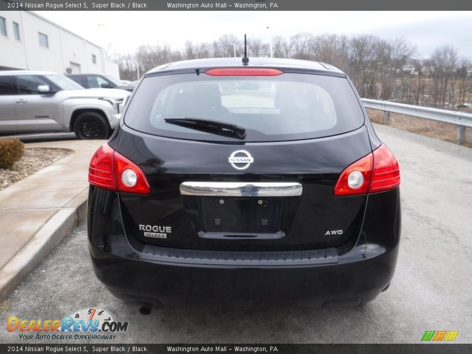 2014 Nissan Rogue Select S Super Black / Black Photo #12