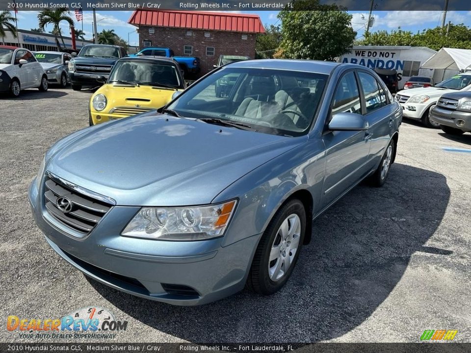 2010 Hyundai Sonata GLS Medium Silver Blue / Gray Photo #1