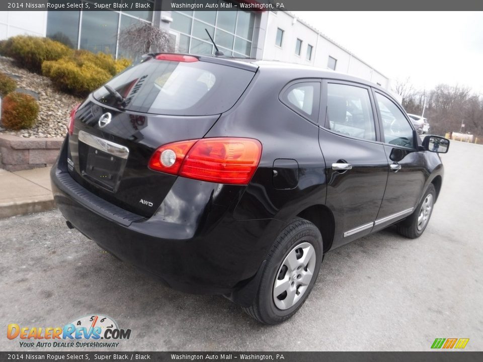 2014 Nissan Rogue Select S Super Black / Black Photo #13