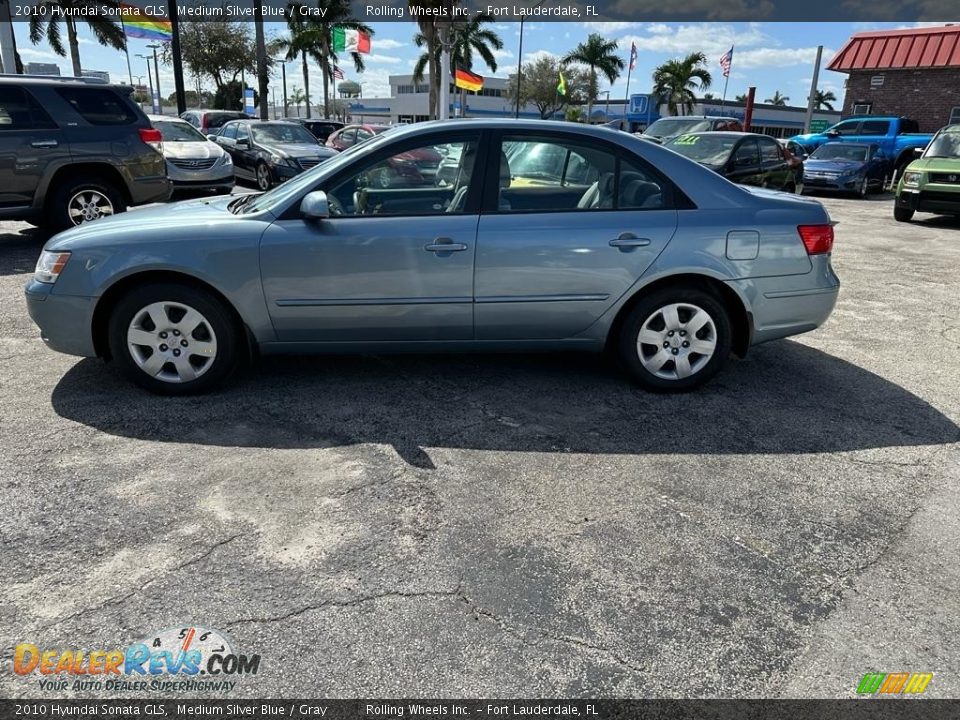 2010 Hyundai Sonata GLS Medium Silver Blue / Gray Photo #4