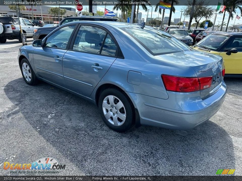 2010 Hyundai Sonata GLS Medium Silver Blue / Gray Photo #5