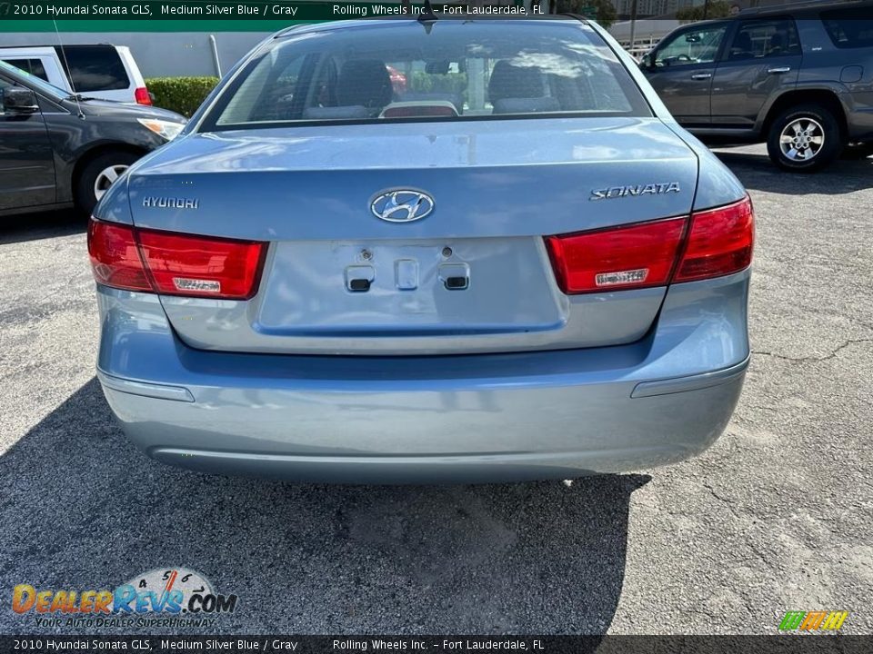 2010 Hyundai Sonata GLS Medium Silver Blue / Gray Photo #6