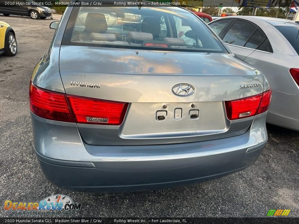 2010 Hyundai Sonata GLS Medium Silver Blue / Gray Photo #7
