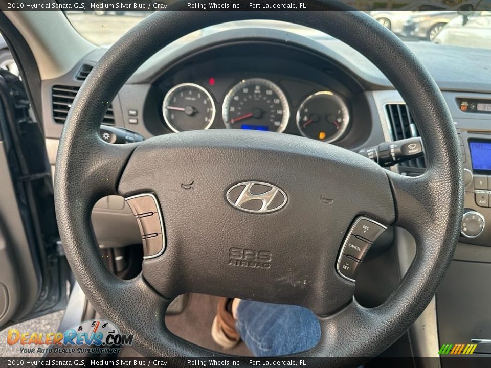 2010 Hyundai Sonata GLS Medium Silver Blue / Gray Photo #12