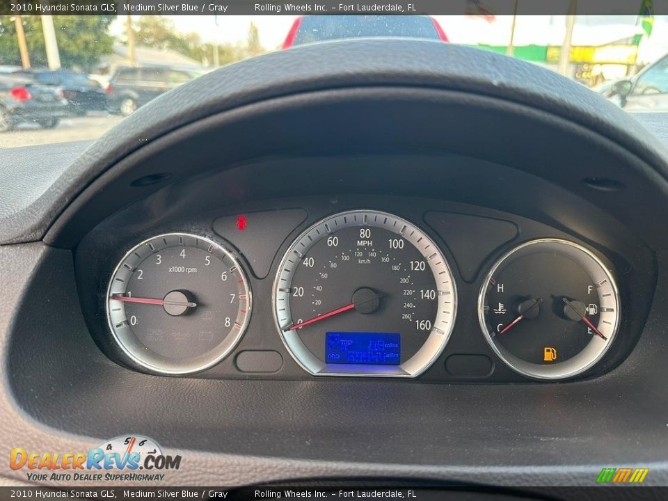 2010 Hyundai Sonata GLS Medium Silver Blue / Gray Photo #13