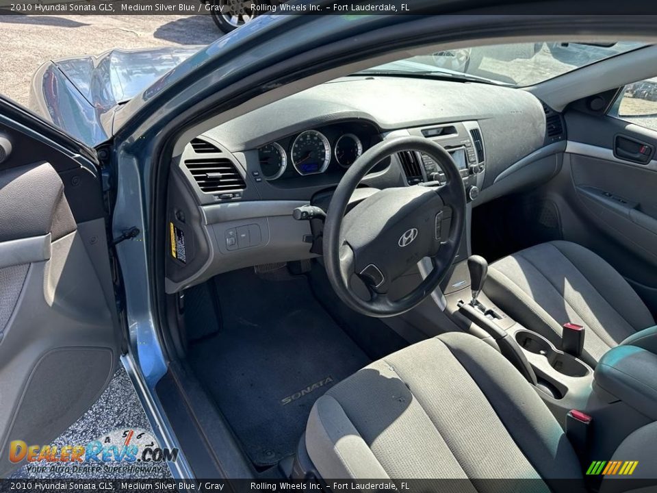 2010 Hyundai Sonata GLS Medium Silver Blue / Gray Photo #15