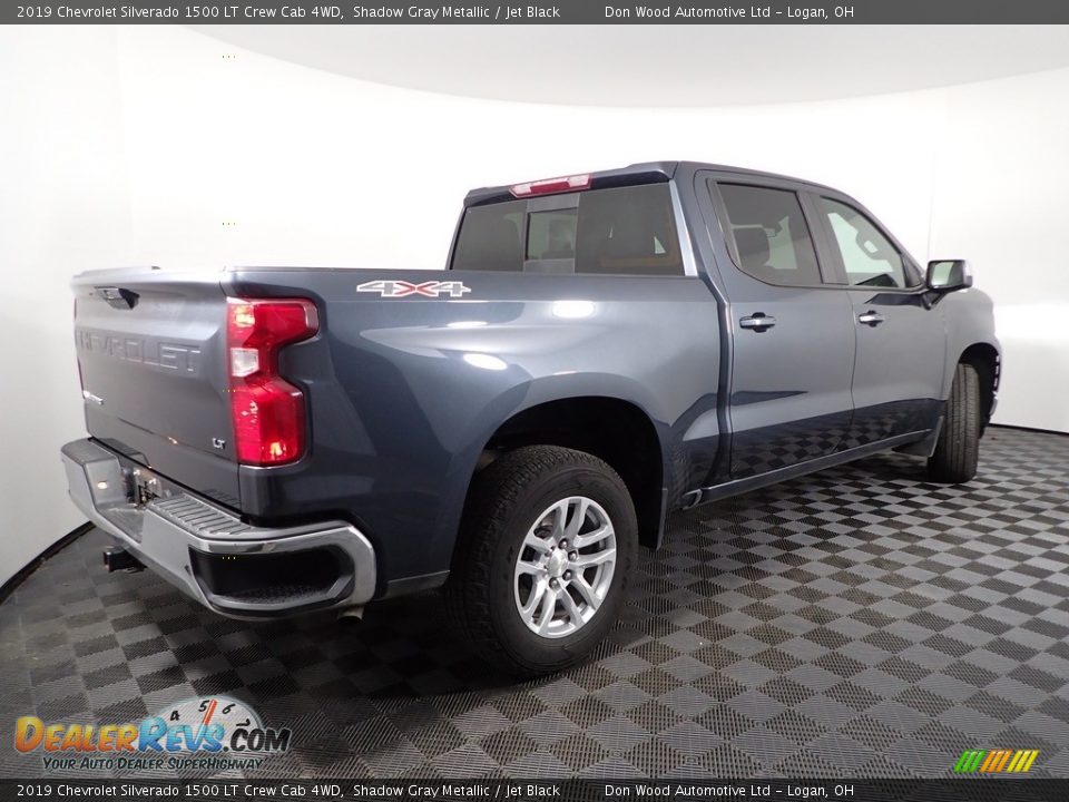 2019 Chevrolet Silverado 1500 LT Crew Cab 4WD Shadow Gray Metallic / Jet Black Photo #10