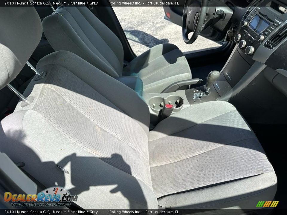 2010 Hyundai Sonata GLS Medium Silver Blue / Gray Photo #17