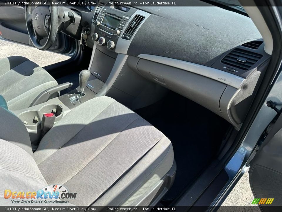 2010 Hyundai Sonata GLS Medium Silver Blue / Gray Photo #18