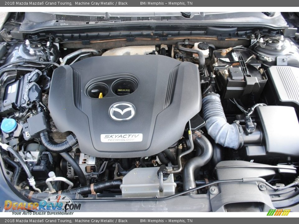 2018 Mazda Mazda6 Grand Touring Machine Gray Metallic / Black Photo #28