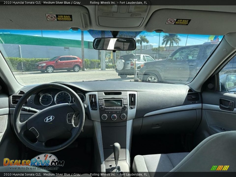 2010 Hyundai Sonata GLS Medium Silver Blue / Gray Photo #21