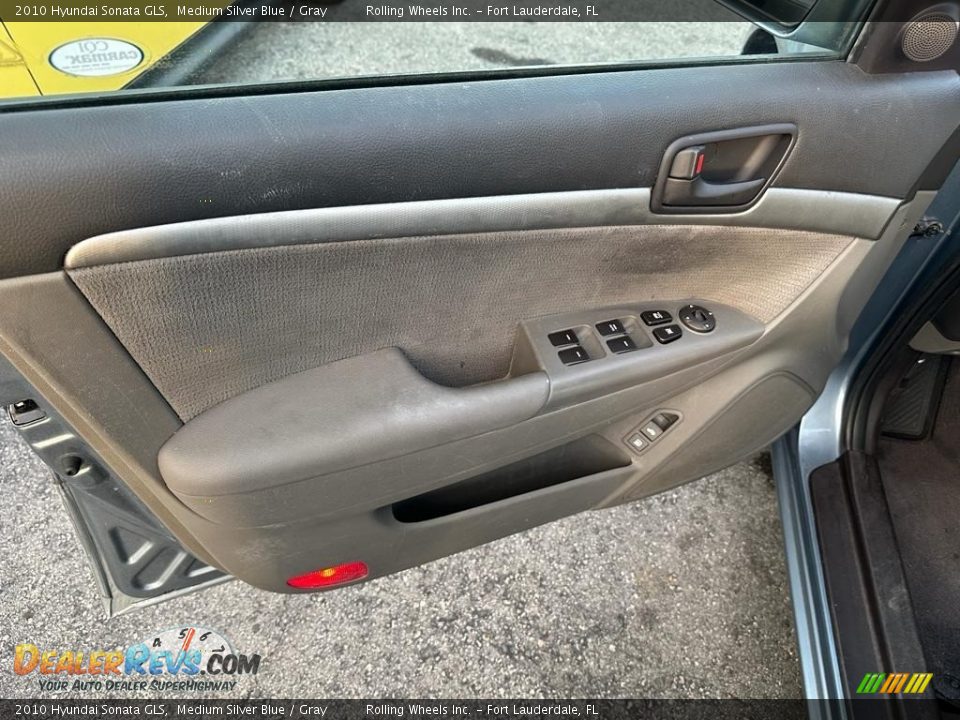 2010 Hyundai Sonata GLS Medium Silver Blue / Gray Photo #22