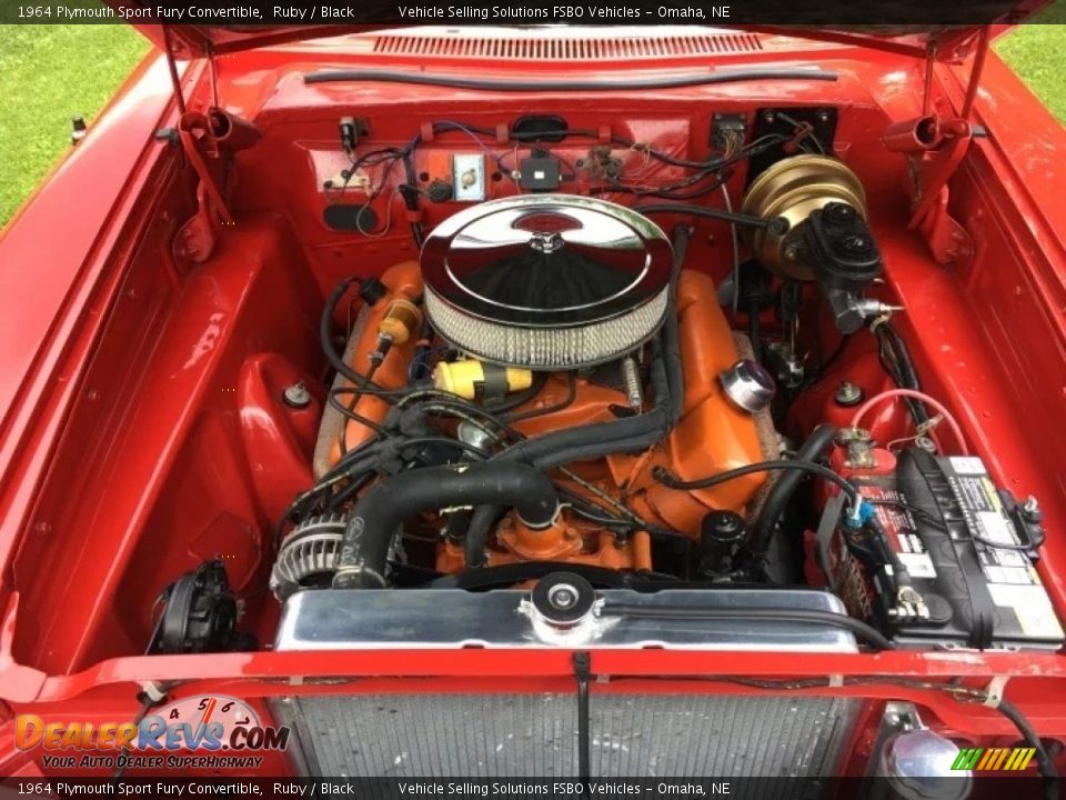 1964 Plymouth Sport Fury Convertible 426 cid OHV 16-Valve V8 Engine Photo #8