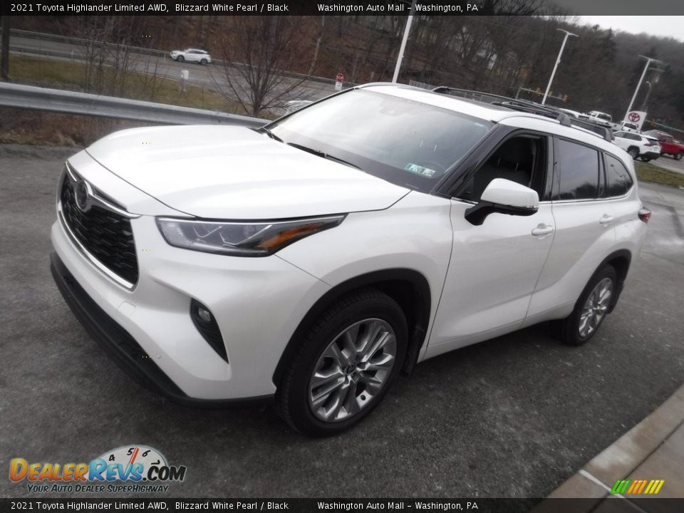 2021 Toyota Highlander Limited AWD Blizzard White Pearl / Black Photo #15