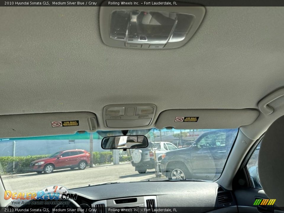 2010 Hyundai Sonata GLS Medium Silver Blue / Gray Photo #24