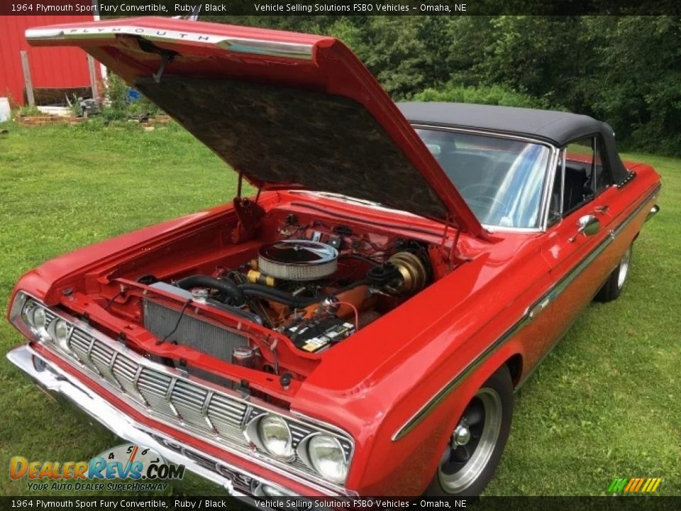 1964 Plymouth Sport Fury Convertible 426 cid OHV 16-Valve V8 Engine Photo #9
