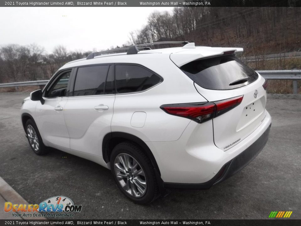 2021 Toyota Highlander Limited AWD Blizzard White Pearl / Black Photo #16