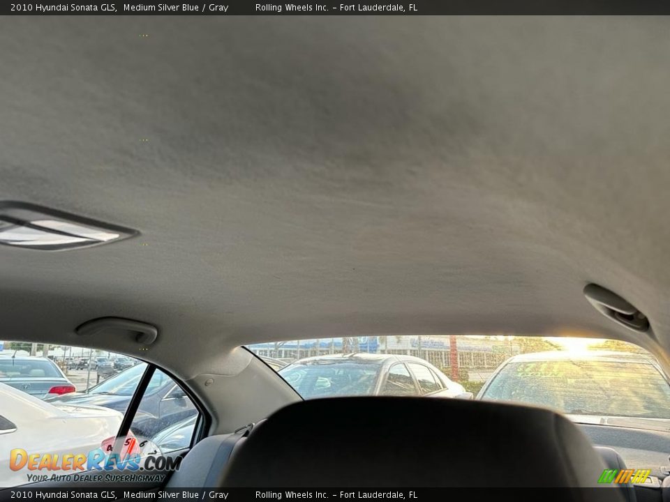 2010 Hyundai Sonata GLS Medium Silver Blue / Gray Photo #25
