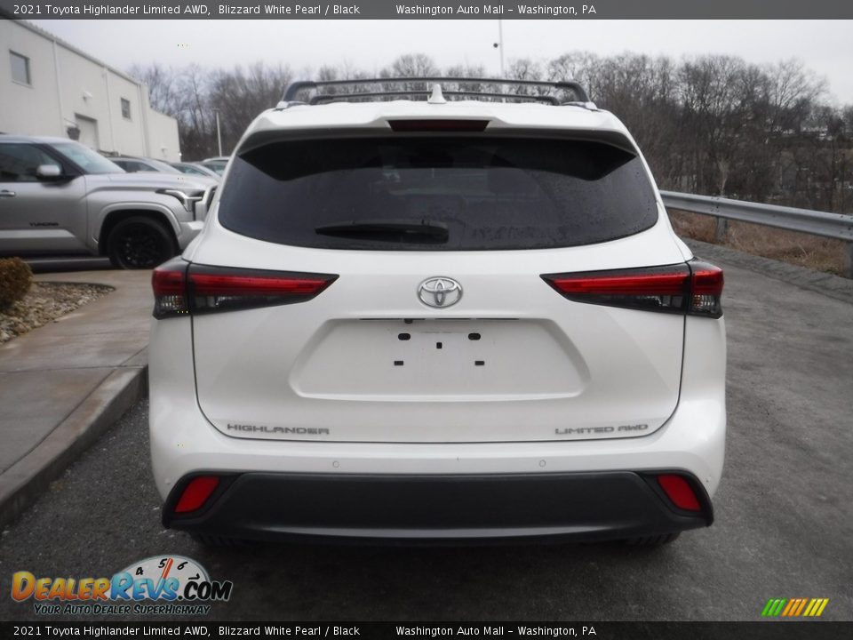 2021 Toyota Highlander Limited AWD Blizzard White Pearl / Black Photo #17