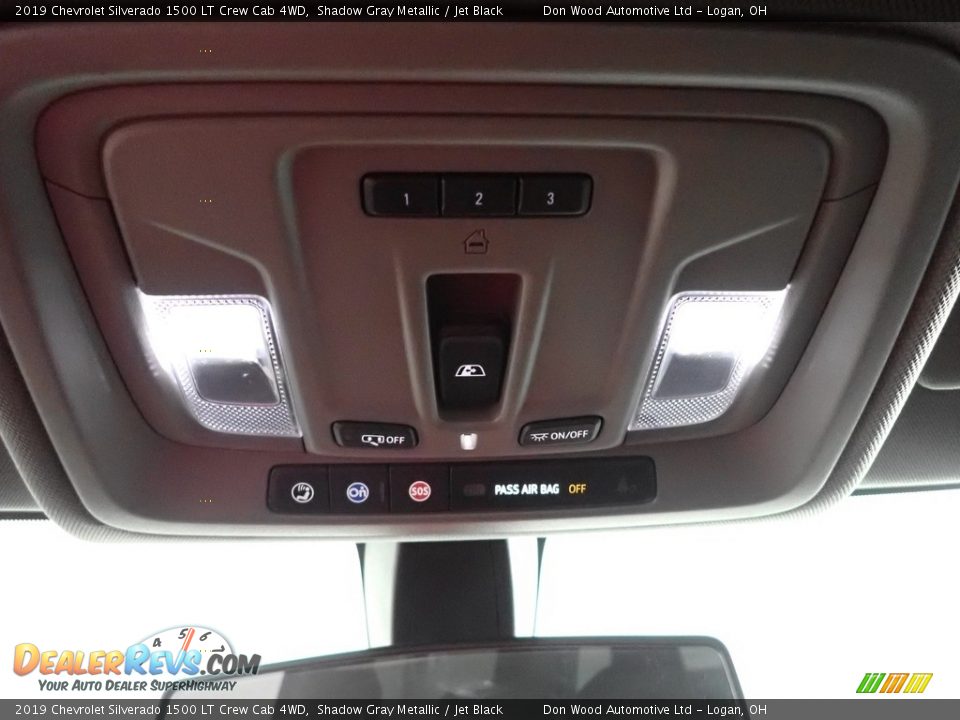 2019 Chevrolet Silverado 1500 LT Crew Cab 4WD Shadow Gray Metallic / Jet Black Photo #23