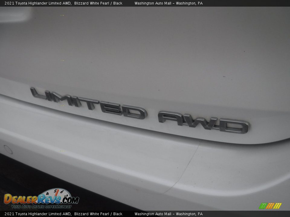 2021 Toyota Highlander Limited AWD Blizzard White Pearl / Black Photo #19