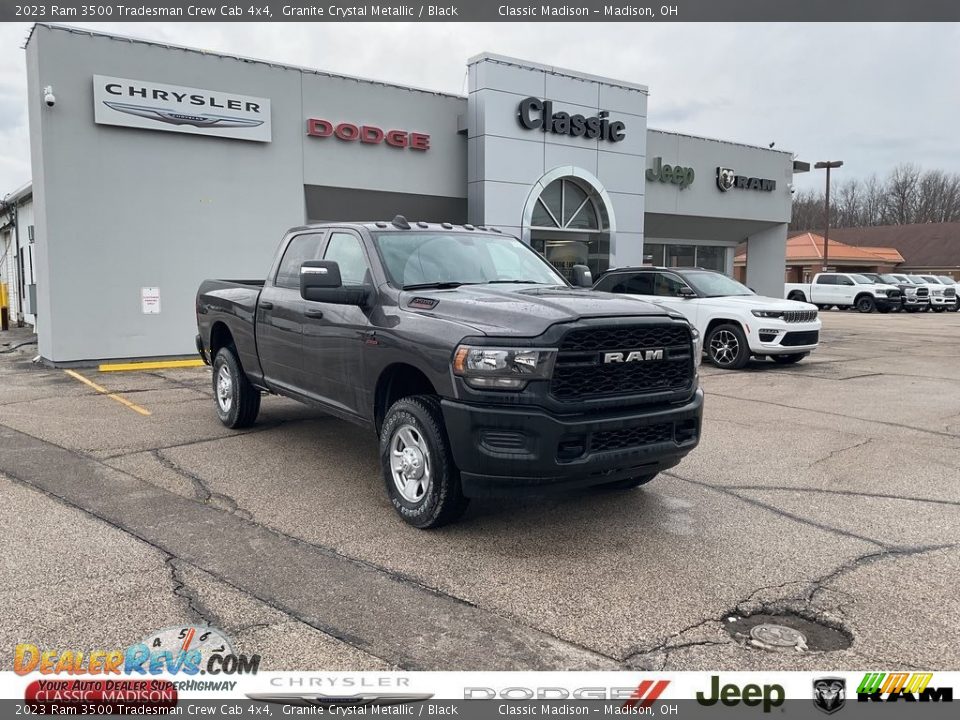 2023 Ram 3500 Tradesman Crew Cab 4x4 Granite Crystal Metallic / Black Photo #1