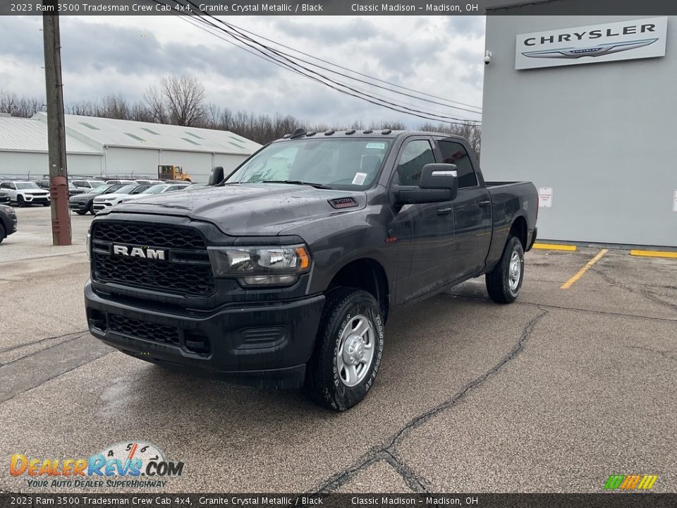 Front 3/4 View of 2023 Ram 3500 Tradesman Crew Cab 4x4 Photo #2