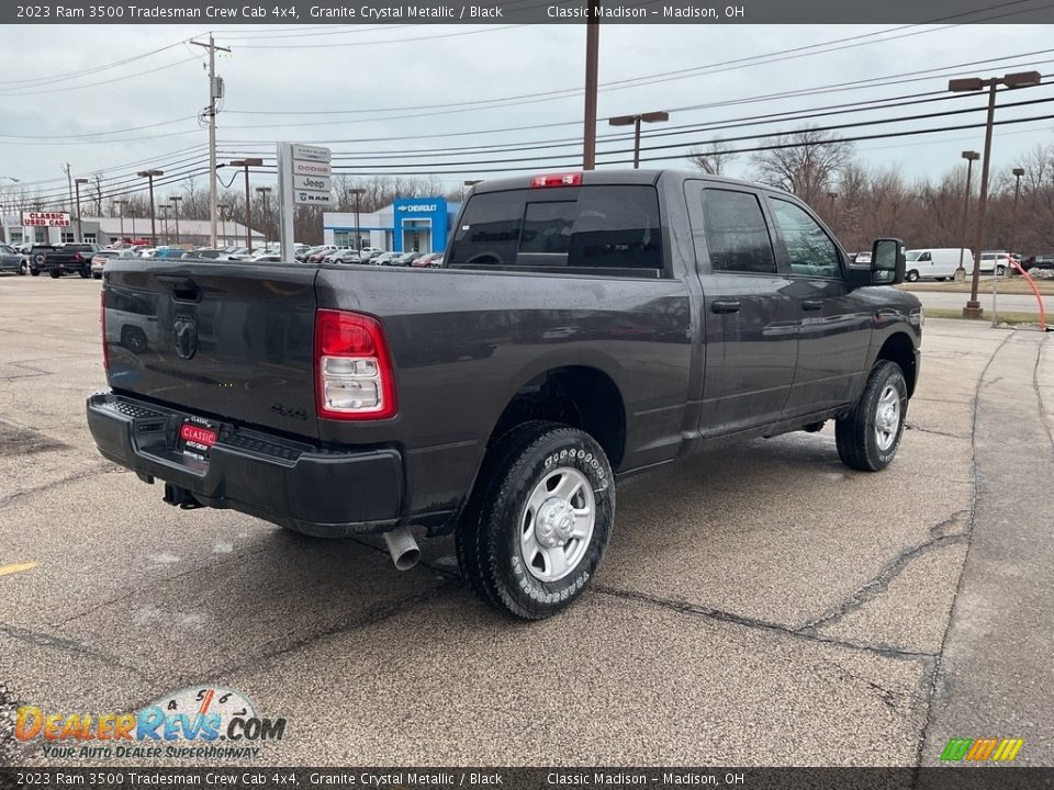 2023 Ram 3500 Tradesman Crew Cab 4x4 Granite Crystal Metallic / Black Photo #4