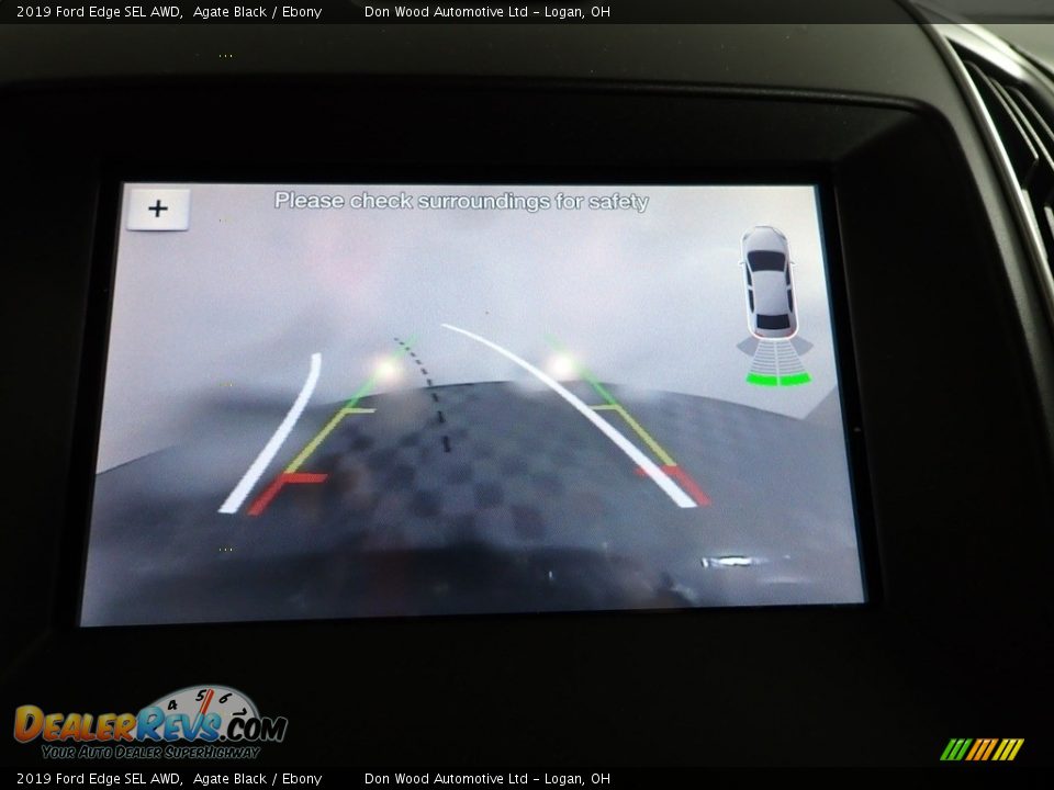 2019 Ford Edge SEL AWD Agate Black / Ebony Photo #3