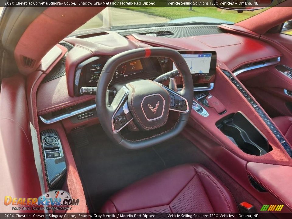 Morello Red Dipped Interior - 2020 Chevrolet Corvette Stingray Coupe Photo #4
