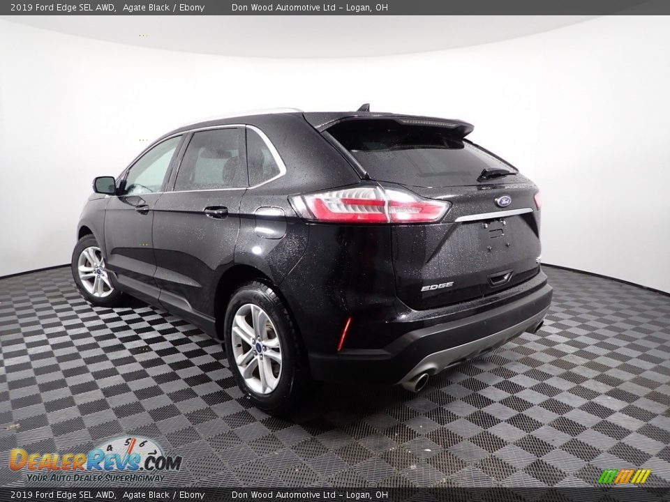 2019 Ford Edge SEL AWD Agate Black / Ebony Photo #7