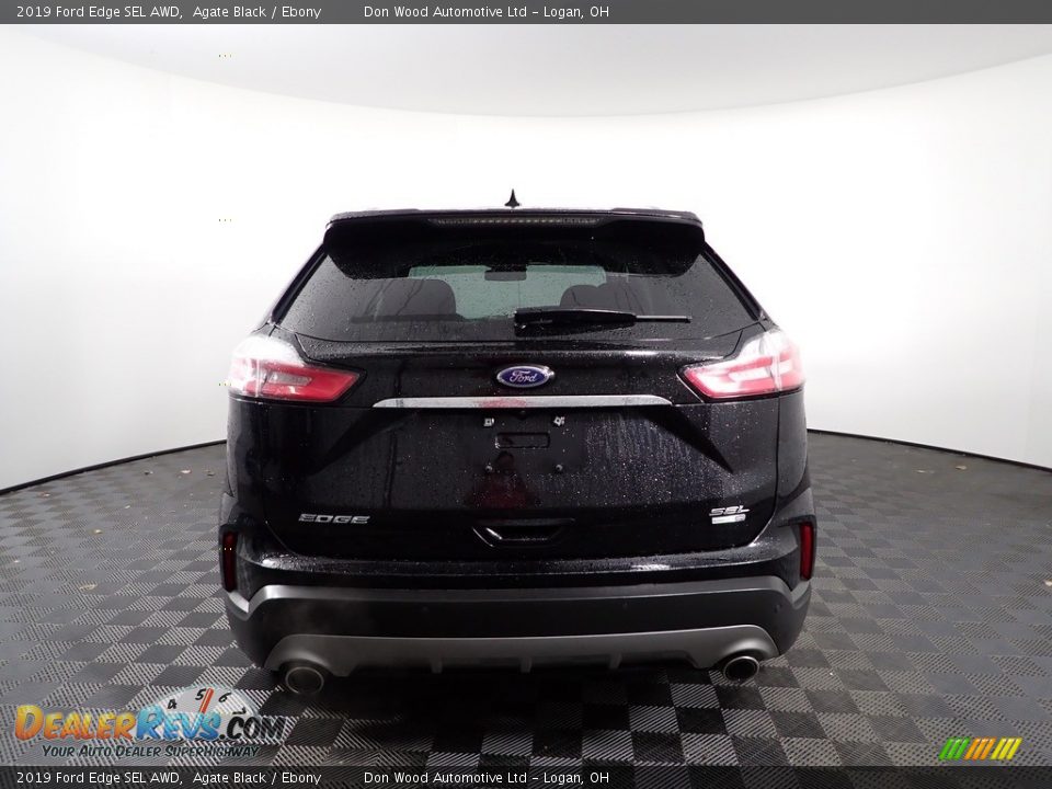 2019 Ford Edge SEL AWD Agate Black / Ebony Photo #8