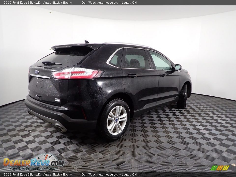 2019 Ford Edge SEL AWD Agate Black / Ebony Photo #11